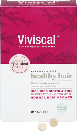 VIVISCAL Max Strength Supplements tabletės, 60 vnt.