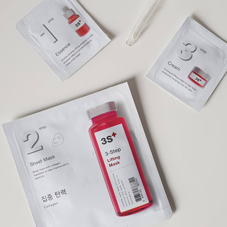 MISSHA 3-Step Lifting,  su kolagenu ir ženšeniu  veido kaukė, 1 vnt.