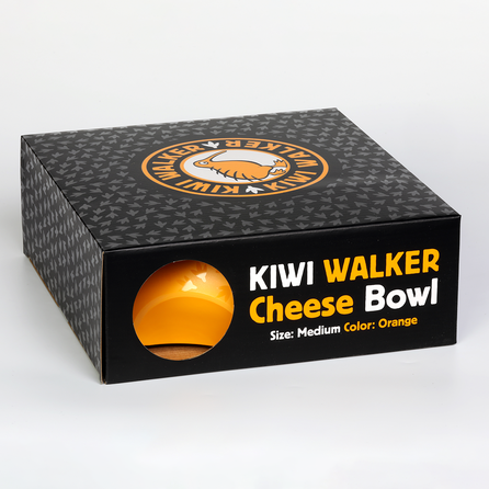KIWI WALKER Sierra oranžinis, dydis M dubenėlis, 1 vnt.