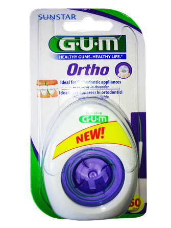 GUM Ortho 50 dantų siūlas, 1 vnt.