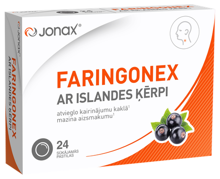 JONAX pastilės, 24 vnt.
