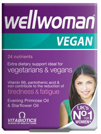 WELLWOMAN  Vegan tabletės, 60 vnt.