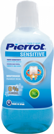 PIERROT Sensitive burnos skalavimo skystis, 500 ml