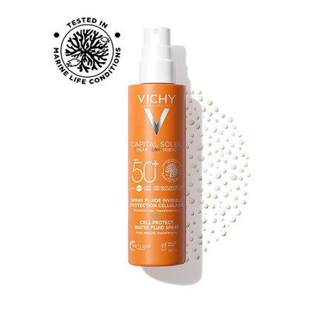 VICHY Capital Soleil Cell Protect  SPF 50+ purškalas, 200 ml