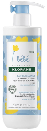 KLORANE Bebe No-Rinse Cleansing kūno losjonas, 500 ml