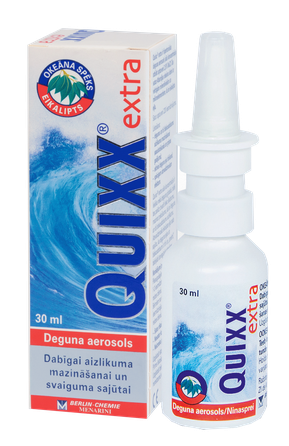 QUIXX  kvėpavimui palengvinti purškalas, 30 ml