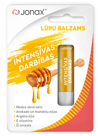 JONAX Medus – intensyvaus poveikio lūpų balzamas, 4.5 g