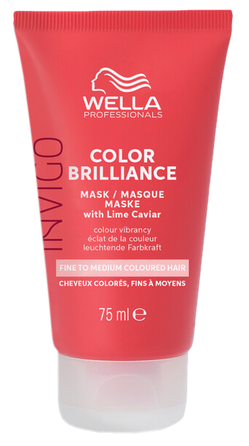 WELLA PROFESSIONALS Invigo Color Brilliance Fine/Normal plaukų kaukė, 75 ml