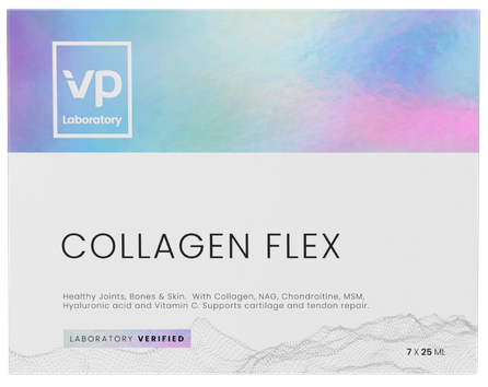 VPLAB Collagen Flex sąnariams, kaulams, raumenims, ampulės, 7 vnt.