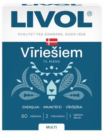 LIVOL  Multi For Men tabletės, 60 vnt.