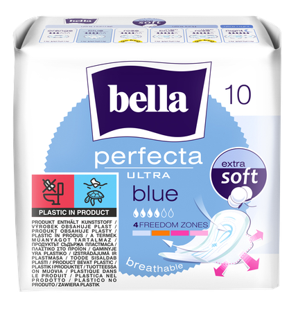 BELLA  Perfecta Ultra Blue higieniniai paketai, 10 vnt.