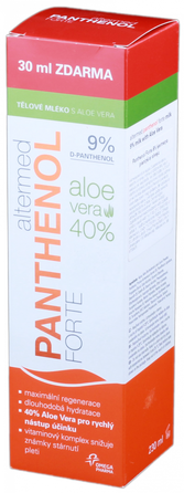 ALTERMED PANTHENOL intensyviai drėkinantis ir raminantis veido pienelis, 230 ml