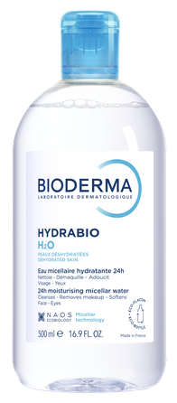 BIODERMA Hydrabio H2O jautriai odai,  micelinis vanduo, 500 ml