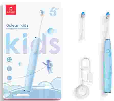 OCLEAN Electric Kids Blue elektrinis dantų šepetėlis, 1 vnt.