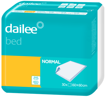 DAILEE Bed Normal 60x60 cm paklotai, 30 vnt.