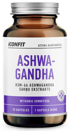 ICONFIT Ashwagandha kapsulės, 90 vnt.
