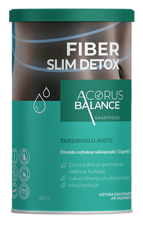 ACORUS BALANCE Slim Detox milteliai, 180 g