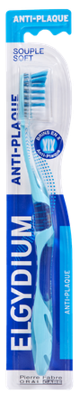 ELGYDIUM Antiplaque Soft dantų šepetėlis, 1 vnt.