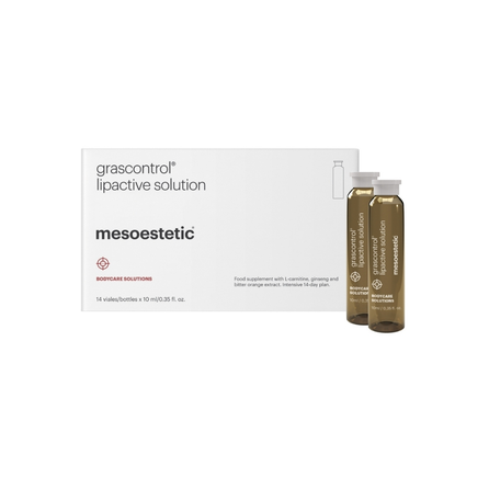 MESOESTETIC Grascontrol Lipactive Solution 10 ml buteliukai, 14 vnt.