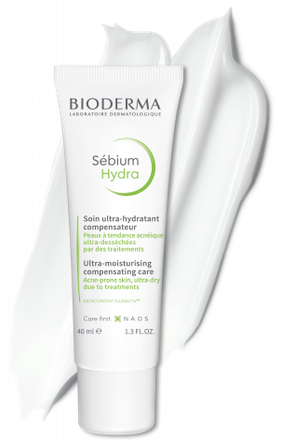 BIODERMA Sebium Hydra veido kremas, 40 ml