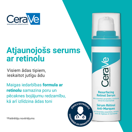 CERAVE Resyrfacing Retinol serumas, 30 ml