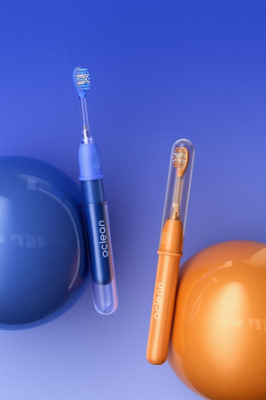 OCLEAN Ease Orange elektrinis dantų šepetėlis, 1 vnt.