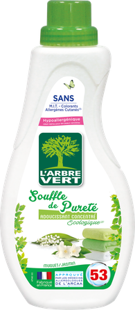 LARBRE VERT Breath of Purity gaivaus aromato skalbinių minkštiklis, 800 ml