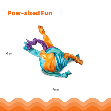 CATSTAGES Catnip Tons Of Tails, spalvotas žaislas, 1 vnt.