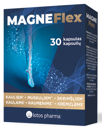 MAGNEFLEX kapsulės, 30 vnt.