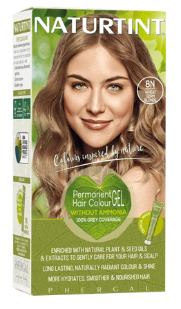 NATURTINT Wheat Germ Blonde 8N, ilgalaikiai, be amoniako   plaukų dažai, 1 vnt.