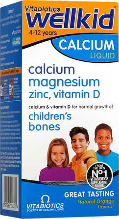 WELLKID Calcium skystis, 150 ml