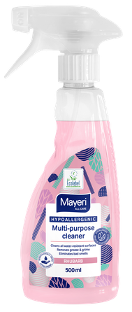 MAYERI Hipoalerginiai Rhybarb purškiamas valiklis, 500 ml