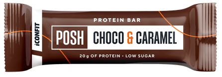 ICONFIT Protein Posh Choco & Caramel batonėlis, 55 g