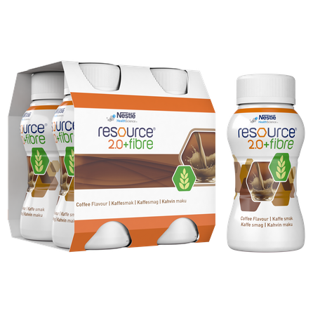NESTLE Resource 2.0 Fibre kavos skonio gėrimas, 4 vnt.