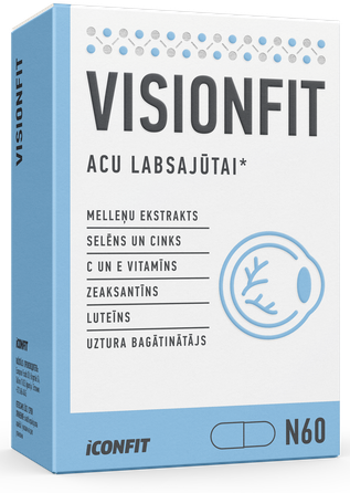 ICONFIT Bilster Visionfit kapsulės, 60 vnt.