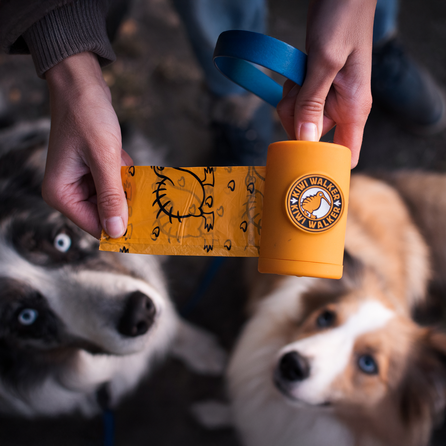 KIWI WALKER biologiškai skaidūs maišeliai ekskrementams, 5 vnt.