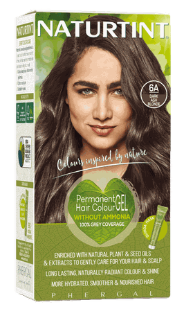 NATURTINT Dark Ash Blonde 6A,  ilgalaikiai be amoniako plaukų dažai, 1 vnt.