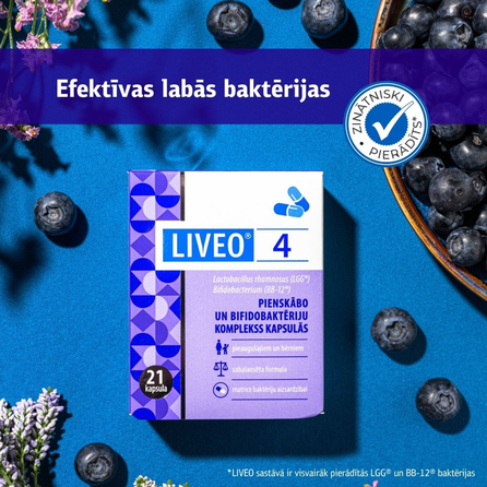 LIVEO  4 kapsulės, 21 vnt.