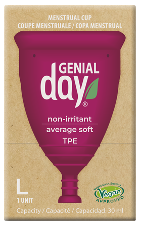 GENIAL DAY Tpe L menstruacinė taurelė, 1 vnt.