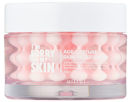 I'M SORRY FOR MY SKIN Age Capture Skin Relief raminantis ir drėkinantis veido kremas, 50 g