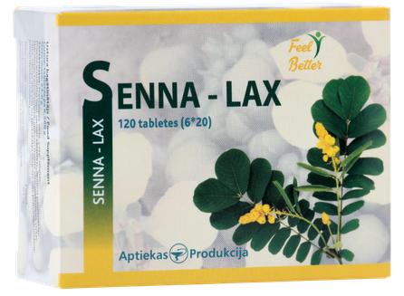 APTIEKAS PRODUKCIJA Senna-Lax tabletės, 120 vnt.