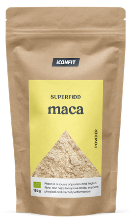 ICONFIT Organic Maca milteliai, 150 g