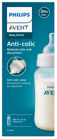 PHILIPS Avent „Anti-colic“ 3m+ buteliukai, 1 vnt.