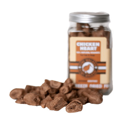 KIWI WALKER vištienos širdelės, liofilizuotos skanėstas, 60 g