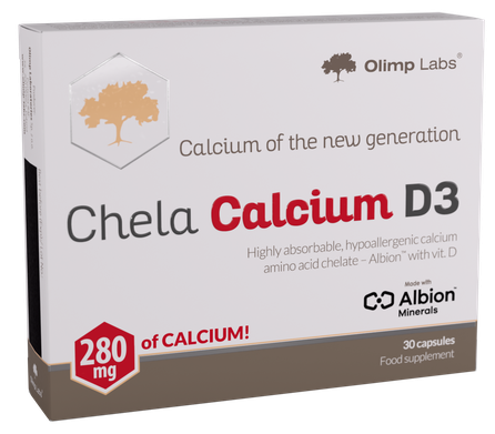 OLIMP LABS Calcium D3 kapsulės, 30 vnt.
