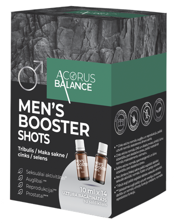 ACORUS BALANCE Booster Shots 10 ml buteliukai, 14 vnt.