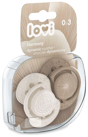 LOVI Harmony Girl, 6-18 mėn, mergaitėms skirtas čiulptukas, 2 vnt.