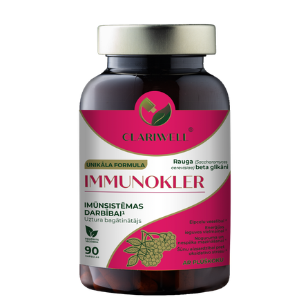 CLARIWELL Immunokler Imunitetui kapsulės, 90 vnt.