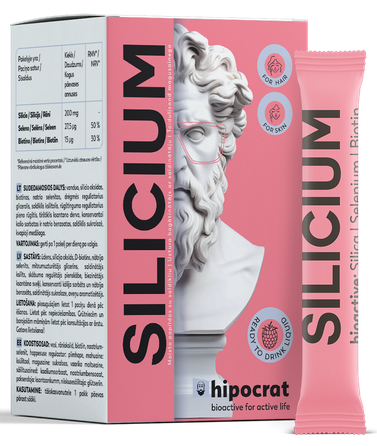 BIOFARMACIJA Silicium mineralinio silicio kompleksas paketėliai, 14 vnt.