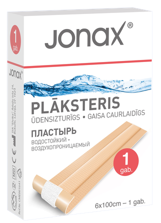JONAX vandeniui atsparus 6x100 cm tvarstis, 1 vnt.